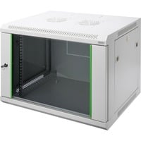 Digitus Armoire murale 483 mm, 12 UH, Armoire informatique Gris clair