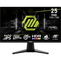 MSI MAG 255XF 24.5" Moniteur gaming Noir, 1x DisplayPort, 2x HDMI, 300 Hz