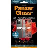 PanzerGlass ClearCaseColor iPhone 12/Pro, Housse/Étui smartphone Transparent/Rouge