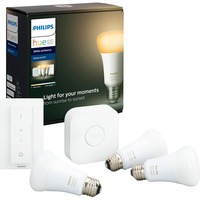 Philips Hue White Ambiance Kit de démarrage E27, Lampe à LED