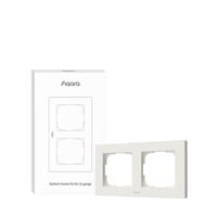 Aqara Bâti Switch H2 EU 2 groupes, Finition Blanc