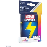 Asmodee Marvel Champions Art Sleeves - Ms. Marvel, Étui de protection 50 pièces