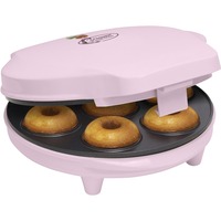 Bestron Machine à beignets Rose ADM218SDP, Machine à Donuts Rose