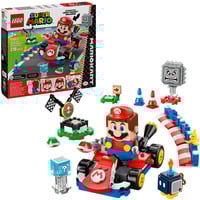 LEGO Super Mario - Mario Kart - LEGO Mario interactif et kart standard, Jouets de construction 72043