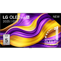 LG OLED evo AI G5 77" Ultra HD TV OLED Noir, 4x HDMI, 3x USB, Optique, Bluetooth, LAN, WLAN, HDR10, Dolby Vision