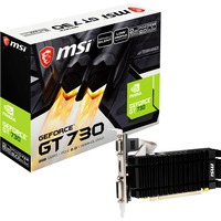MSI N730K-2GD3H/LPV1, Carte graphique HDMI, VGA, DVI-D