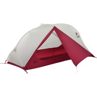 MSR FreeLite 1 Ultralight Backpacking Tent, Tente Gris clair/Rouge