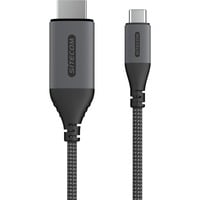 Sitecom USB-C vers HDMI 2.1, Câble Noir/gris, 1,8 mètre
