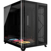 Corsair AIR 5400 LX-R LINK boîtier midi tower Noir | 3x USB-C | RGB | Verre Trempé