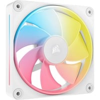Corsair iCUE LINK LX120-R RGB Reverse ventilateur de boîtier Blanc, 120 x 120 x 25 mm, PWM