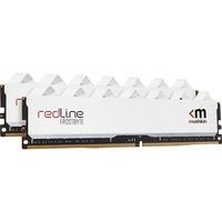 Mushkin Kit 16 Go ECC DDR4-3200, Mémoire vive Blanc, MRD4E320EJJP8GX2, Redline ECC Blanc