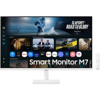 SAMSUNG LS32FM703UUXEN Smart Monitor M70F 32" 4K UHD  Blanc, 2x HDMI, USB-A, Wifi, Bluetooth
