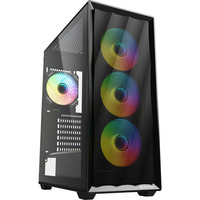 Sharkoon VK4 ARGB boîtier midi tower Noir | 2x USB-A | RGB | Verre Trempé