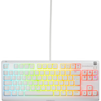 SteelSeries Apex 3 TKL RGB clavier gaming mécanique Blanc, Layout FR (AZERTY), SteelSeries Whisper-Quiet, 80% (TKL), LED RGB, TKL
