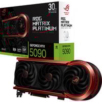 ASUS GeForce RTX 5090 ROG Matrix Platinum, Carte graphique Noir/rouge foncé, DLSS 4, 3x DisplayPort, 2x HDMI 2.1