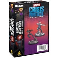 Asmodee Marvel Crisis Protocol: Hawkeye and Black Widow, Jeu de société Anglais, 2 joueurs, 90-120 minutes, à partir de 14 ans