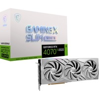MSI GeForce RTX 4070 Ti SUPER 16G GAMING X SLIM WHITE, Carte graphique Blanc, 1x HDMI, 3x DisplayPort, DLSS 3