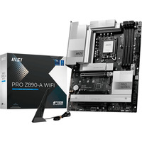 MSI PRO Z890-A WIFI carte mère socket 1851 Noir/Blanc, Intel, LGA 1851 (Socket V1), Intel Core Ultra (Series 2), LGA 1851, 256 Go, DDR5-SDRAM