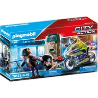 PLAYMOBIL City Action - Policier avec moto et voleur, Jouets de construction 70572
