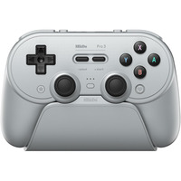 8BitDo 8BitDo Pro 3 Bluetooth Gamepad Gray, Manette de jeu Gris/Noir