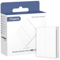 Aqara Wireless Remote Switch H1 (Double), Palpeur Blanc