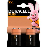 Duracell Plus Alkaline 9V, Batterie 2 pièces