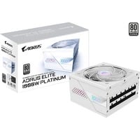 GIGABYTE GP-AE1000PM PG5 ICE alimentation  modulaire 1000 watt Blanc, 1x 12VHPWR, 6x PCIe