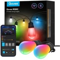 Govee RGBIC Smart Outdoor String Lights, Lampe 