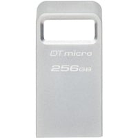 Kingston DataTraveler Micro 256 Go, Clé USB Argent, DTMC3G2/256GB, USB 3.2 Gen 1