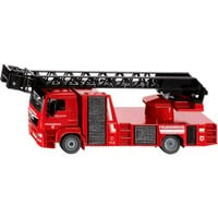 SIKU SUPER - Camion-échelle des pompiers de MAN, Modèle réduit de voiture Rouge, Échelle 1:50