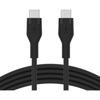 Belkin Câble BOOSTCHARGE PRO Flex USB-C avec connecteur Lightning Noir, 1 mètre
