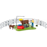 Schleich Farm World - Station de lavage pour vaches, Figurine 42529
