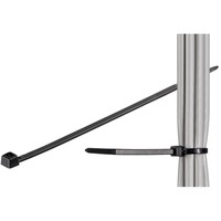 goobay Collier de serrage 200x2.5mm, Serre-câble Noir, 100 pièces