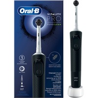 Braun Oral-B Vitality Pro D103 Pure Clean Black, Brosse a dents electrique Noir/Blanc