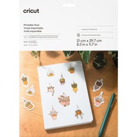 Cricut Vinyle imprimable - Transparent, Papier autocollant 