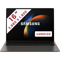 SAMSUNG Galaxy Book3 Pro (NP960XFG-KC2BE) 16" PC portable Gris foncé | Core i7-1360P | Iris Xe Graphics | 16 Go | 1 To SSD
