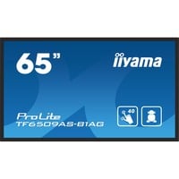 iiyama ProLite TF6539AS-B1AG, Affichage public Noir, Tactile, HDMI, DisplayPort, LAN, Audio, USB, Android 