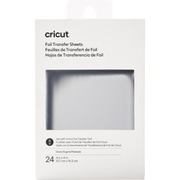 Cricut Foil Transfer Sheets - Silver, Films Argent, 24 pièces