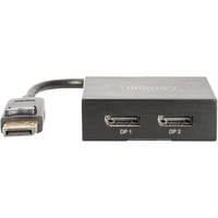 Digitus DisplayPort > Répartiteur 2x DisplayPort, Répartiteurs de DisplayPort Noir, 0,1 mètre, 4K