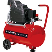 Einhell TC-AC 190/24/8 compresseur pneumatique 1500 W 165 l/min Secteur Rouge, 165 l/min, 8 bar, 1500 W, 20,8 kg