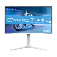 Philips Evnia 6000 27M2N6501L/00 26.5" Moniteur gaming Blanc, 1x DisplayPort, 2x HDMI, 2x USB-A, 240 Hz