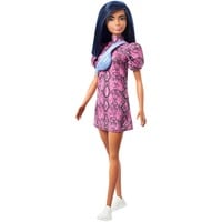 Barbie Fashionistas Doll 143 - Pink & Black Dress, Poupée