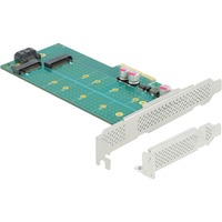 DeLOCK 89047 carte et adaptateur d'interfaces Interne M.2, SATA, Contrôleur PCIe, M.2, SATA, Profil bas, PCIe 4.0, 5 - 50 °C, -25 - 70 °C