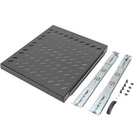Digitus Tablette coulissante pour armoires de 483 mm (19"), Étagère Gris