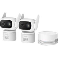 Eufy Wired Cam C31 + HomeBase Mini, Caméra de surveillance Blanc, 2 pièces