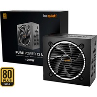 be quiet! Pure Power 12M alimentation modulaire 1000 watt Noir, 1x 12V-2x6, 4x PCIe