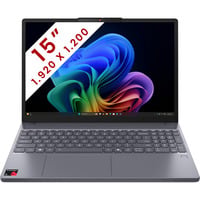 Lenovo IdeaPad Slim 3 (15Q8X10) 15.3" PC portable Copilot+  Gris | Snapdragon X X1-26-100 | Qualcomm Adreno GPU | 16 Go | SSD 1 To