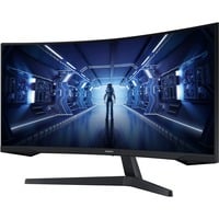 Samsung Odyssey G5 34" Moniteur UltraWide gaming incurvé  Noir, HDMI, DisplayPort, 165 Hz