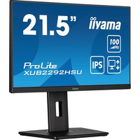 iiyama ProLite XUB2292HSU-B6  21.5" Moniteur Noir, 100Hz, HDMI, DisplayPort, USB, Audio, AMD FreeSync