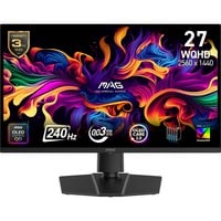 MSI MAG 271QP QD-OLED X24 26.5" Moniteur gaming Noir, 2x HDMI, DisplayPort, 240 Hz